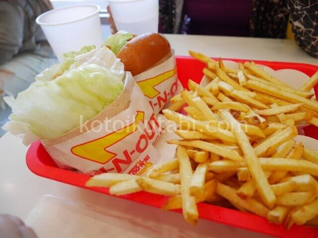 IN-N-OUT-BURGERでお昼