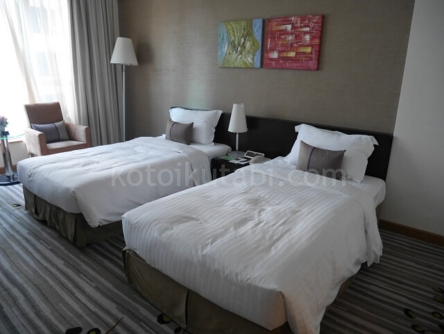 パークホテル香港の部屋の様子