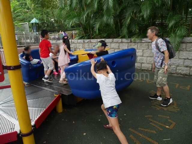 九龍公園の子ども遊具エリア
