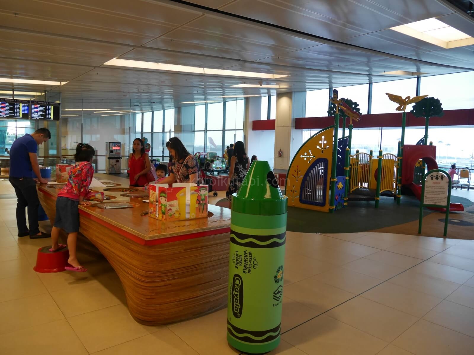 チャンギ空港の子ども用プレイエリア